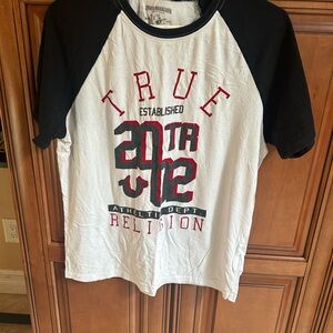 True Religion Black and White Kids Graphic Tee